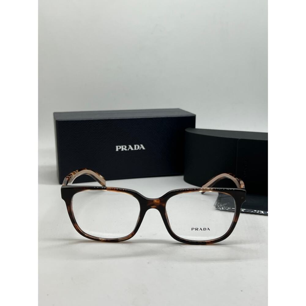 NEW Prada PR17ZV Eyeglasses Frames in Brown Powder - Picture 5 of 8
